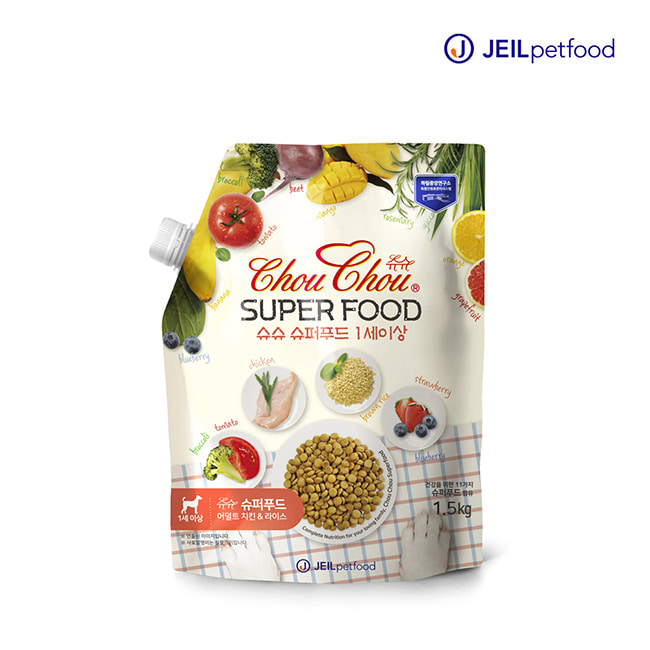 슈슈 슈퍼푸드 어덜트 치킨 &amp; 라이스 1.5kg ◆무료배송◆